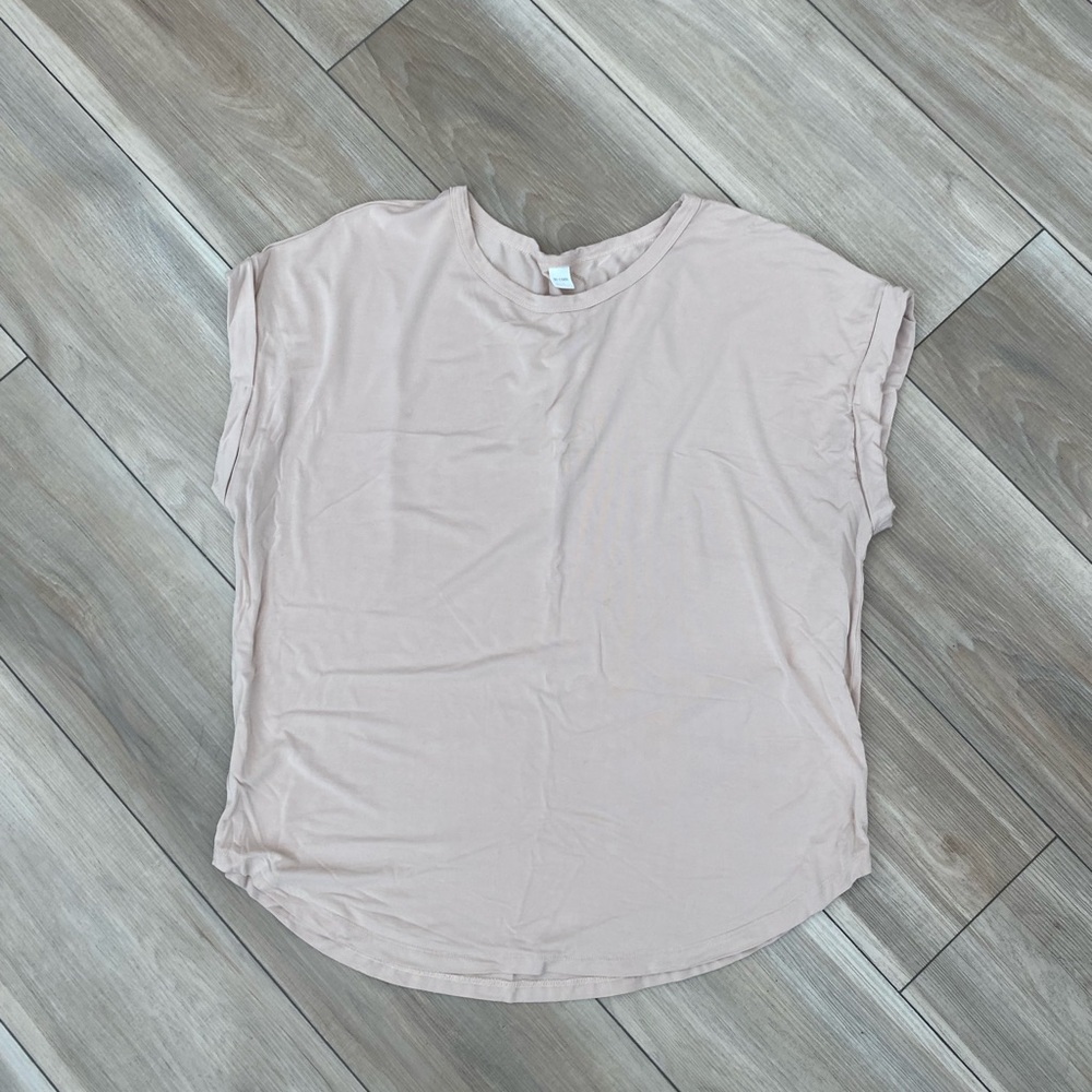 BE COOL Women's Light Pink Short Sleeve Top